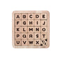 GLNRM English Alphabet Capital Word ACBD Mind Challenge Wooden Puzzles Set Unique Toys for Kids and Adults NonMagnetic Pieces B