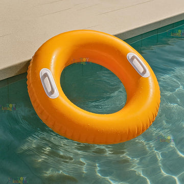 Toy Imagine Inflatable Float Tube Ring For Swimming Pool For 8 Years And Above | Swim Float Tubes With Handle For Fun Pool Party