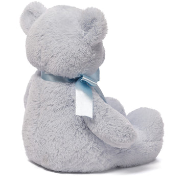 Gund Baby My First Teddy Bear, Ultra Soft Animal Plush Toy For Babies And Newborns, Blue, 18