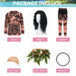 Slivomi 5Pcs Kids Halloween Costume Set For Ocean Costume Kids Boys Printed Tattoos Costume With Artificial Leaves Belt Cute Cos