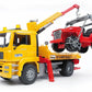 Bruder 02750 Man TGA Tow Truck with Cross Country Vehicle
