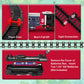 Deao Christmas Train Set Toys For Kids, Toy Train Track Locomotive Engine Battery Powered Railway Kits With Road Signs And Tracks