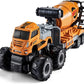 Funblast Cement Mixer Truck Toy For Kids - 1:43 Scale Model Die-Cast 4 X 4 Drive Pull Back Friction Power Truck Toys, Pull Back 
