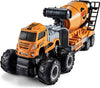 Funblast Cement Mixer Truck Toy For Kids - 1:43 Scale Model Die-Cast 4 X 4 Drive Pull Back Friction Power Truck Toys, Pull Back 