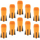 EKIND 10-Pack Mega Missile Refill for Toy Rocket Launcher  Foam  Compatible for Nerf N-Strike advanced Series (Orange)