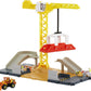 Matchbox Action Drivers Construction Playset, Moving Crane, Car-Activated Features, Includes 1 Matchbox Toy Bulldozer, For Kids 3 Years Old & Older