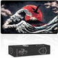 Guardmat - Waves Of Tohoku (Stitched) - Mtg Playmat - Compatible With Magic The Gathering Playmat - Play Mtg, Yugioh, Lotr, Tcg