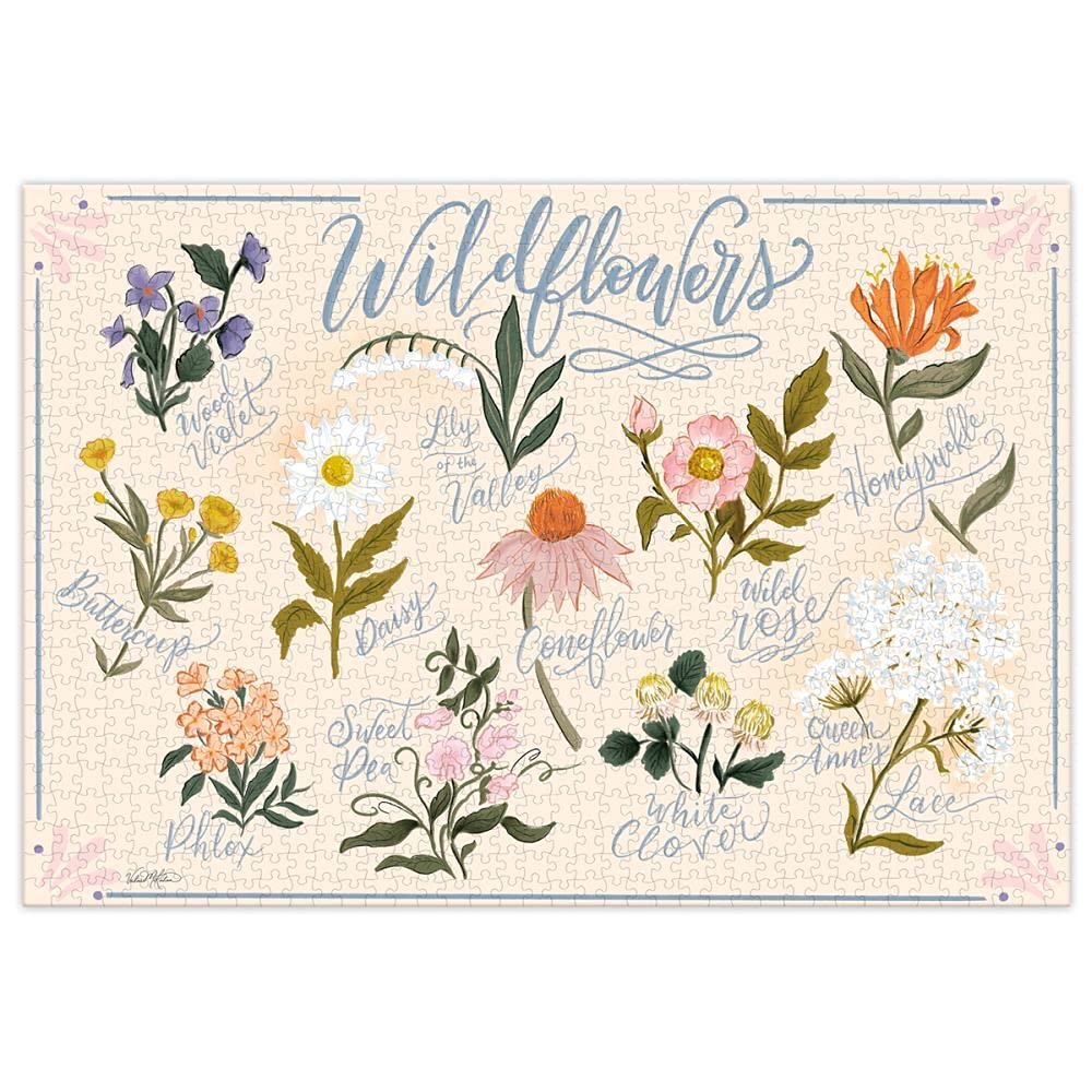 Lang Wildflowers Puzzle - 1000 Pc (5038054), Multicolor