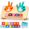 Motree Preschool Learning Toys For Toddlers 2-4, Educational Math Manipulatives Number Counting Blocks For Kids, Montessori Toys