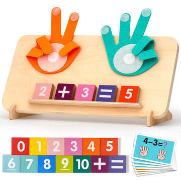 Motree Preschool Learning Toys For Toddlers 2-4, Educational Math Manipulatives Number Counting Blocks For Kids, Montessori Toys