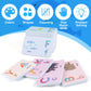 Owmyowl Foam Alphabet Bath Toys With Storage Bag, 26Pcs Bath Letters Learning Toys Set, Alphabet Puzzles For Bathtub Toys, Toddl