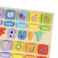 Enakshi (Label) Puzzle Game Practicing Sensory Toy Practical Matching Blocks Montessori Toy Fruit