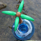 Binaryabc Inflatable Coconut Tree Palm Trees Drink Holders Drink Floaties, Pool Drink Holder Floats, Inflatable Floating Drink Cup Holder,Hawaii Summer Pool Party Drinks Favors,2Pcs