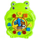 Highroof Frog Time Teaching Toy  Learning Clock Montessori Educational Toy For Kids, Toddlers Ages 3+ Matching Puzzle Shape Sor