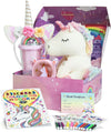 Toylink Unicorn Gift For Girls Toy Age 3 4 5 6 7 8 With Plush Stuffed Animal Water Bottle Night Light Headband Diy Color Book Pen, Christmas Birthday Gifts Idea Toys For Little Girl 3-10 Years Old