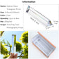 QFkris 2 Pack 6 K9 Crystal Optical Glass Triangular Prisms - Clear Photography Effects & Physics Teaching Kits