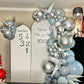 Bezente Metallic Silver Balloons 18 Inch - 30 Pack Large Thick Silver Balloons Big Round Chrome Silver Latex Balloons For Weddin