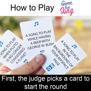 Game That Song Music Card Game - 2000's Mix Expansion, 50 New Cards, Cardstock, Yellow - Fun for Family and Game Nights!