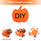 Outus 30 Pieces Foam Halloween Pumpkins Foam Pumpkin Shapes Halloween Craft Kit