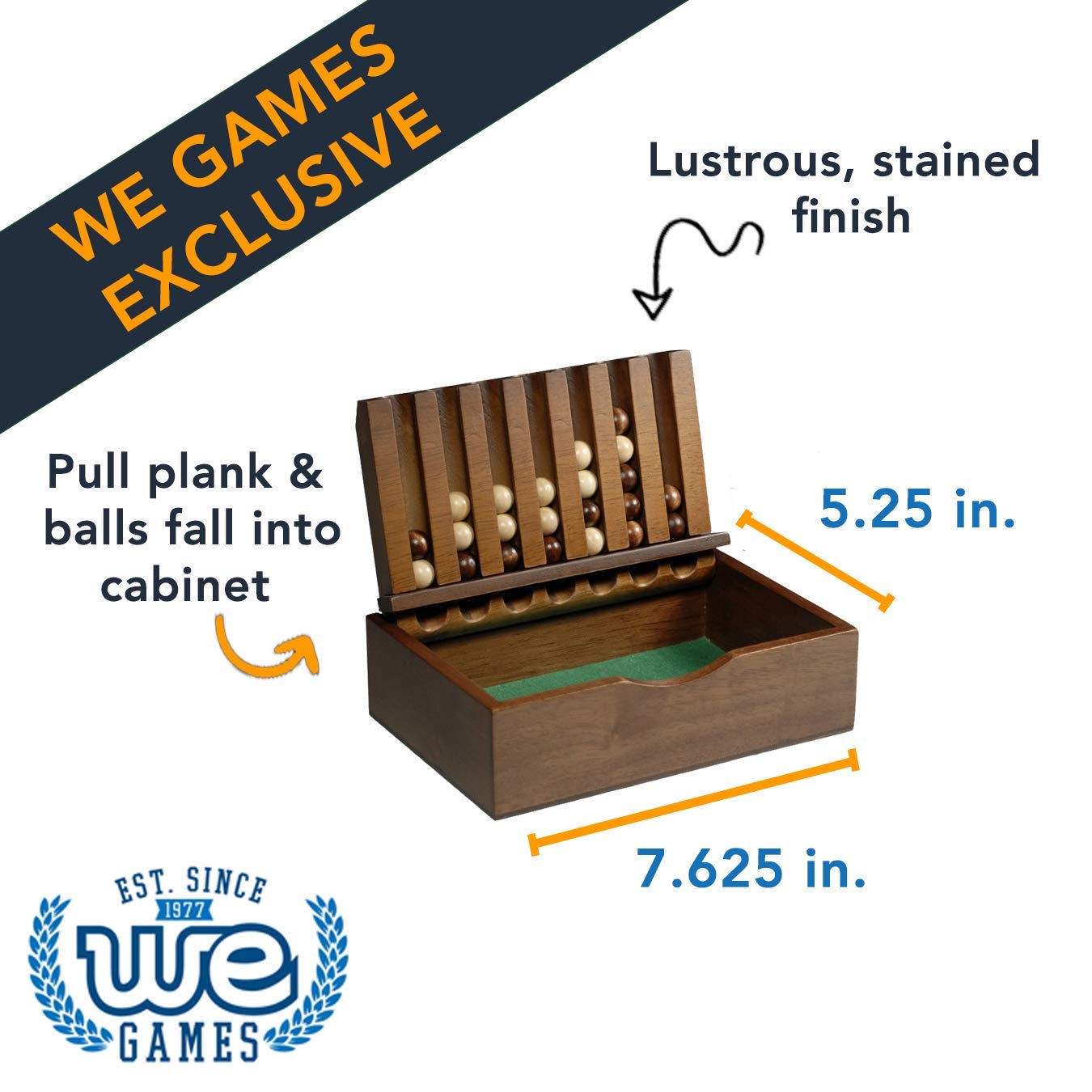 We Games Wood Captain'S Mistress (4-In-A-Row) Connect Game