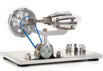 Sunnytech Hot Air Stirling Engine Motor Model Educational Toy Electricity Generator Colorful Led Sc (Sc010)