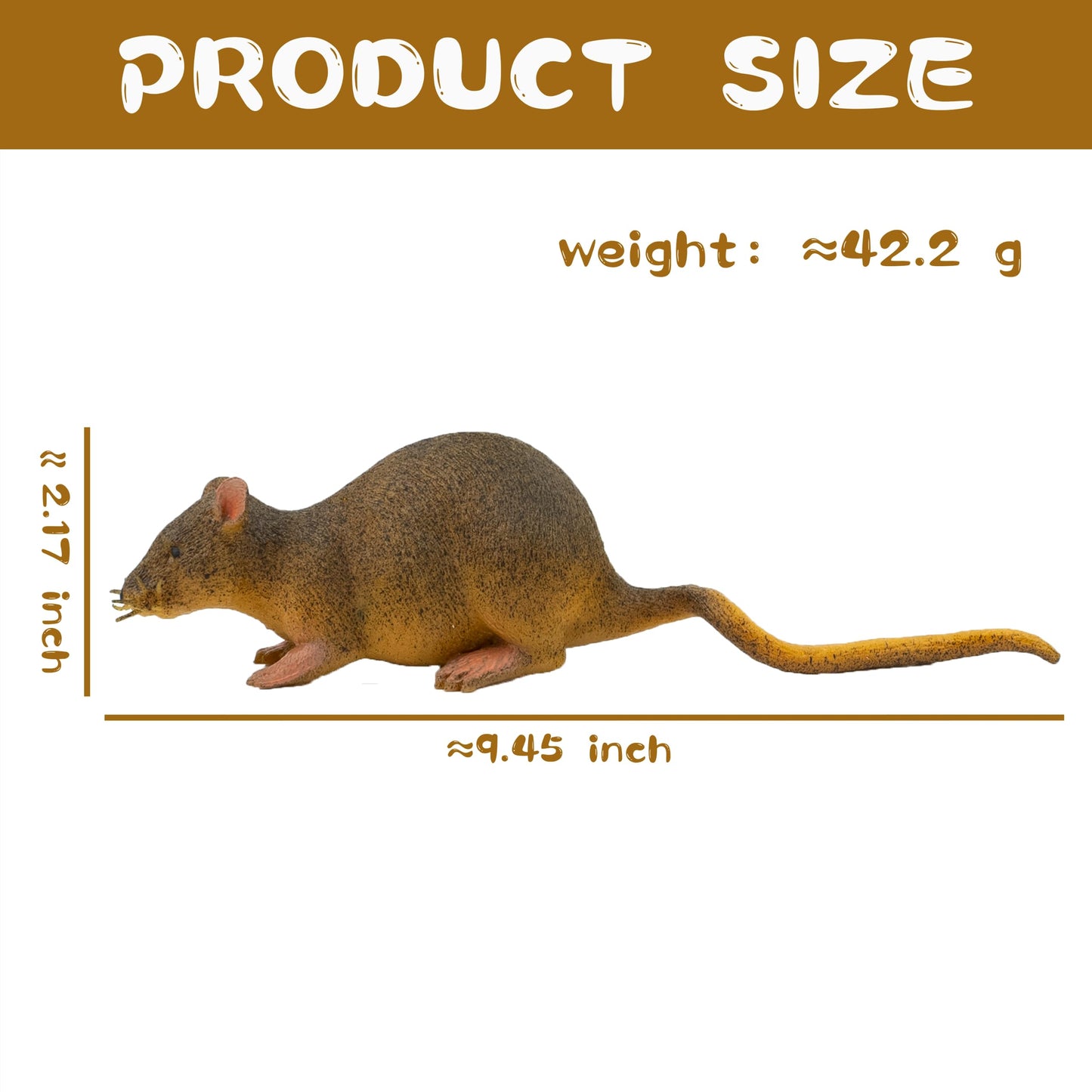 Funscene Reptile Toy With Mouse, Soft Rubber Squishy Toy, Tpr Super Stretch Animal Toys For Kids, Perfect For Gifts, Party Favor