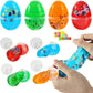 JDSTY 12Pack Easter Basket Stuffers Easter Eggs Slime Packs Stress Relief Colorful Slime for Boys Girls Easter Basket Gifts Fill