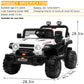 OTTARO 12V Ride on Cars Truck Electric Car for Kids,12V Battery Powered Vehicle with Remote Control, MP3,LED Lights, Spring Susp