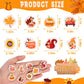 CCINEE 120Pcs Thanksgiving Mini Erasers for Kids, Fall Holiday Erasers Bulk for Desk Pets Classroom Rewards 3D Maple Pumpkins Su