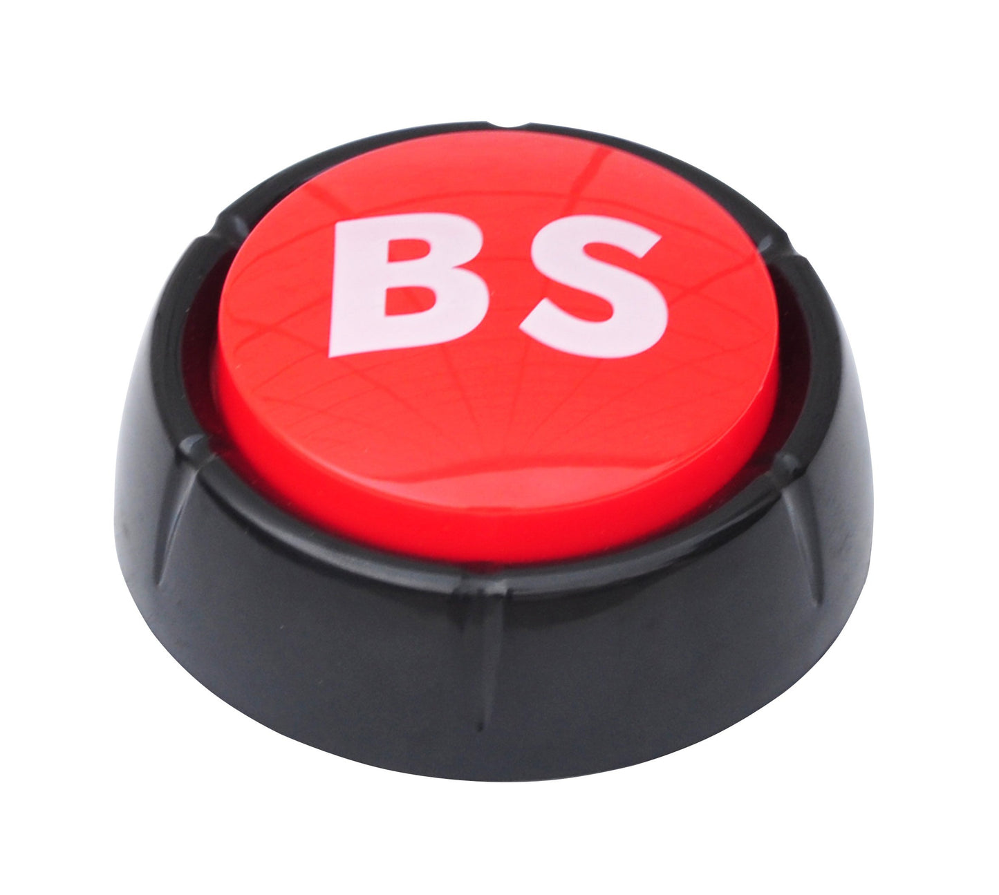Bs Button - This Button Says 'Bs' In 10 Different Voices By Allures & Illusions,Red,Black