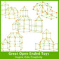 V-Opitos 180 Pack Fort Building Kits For Kids Age 4, 5, 6, 7, 8+ Years Old, Creative Building Toys For Diy Castles, Tunnels, Play Tent, Ideal Christmas, Birthday Gifts For Boys & Girls
