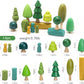 Jetmhh Wooden Tree Toys Balancing Stone Blocks | Wooden Sorting Stacking Balancing Stone Rocks | Stacking Toys For Toddlers 3+ |