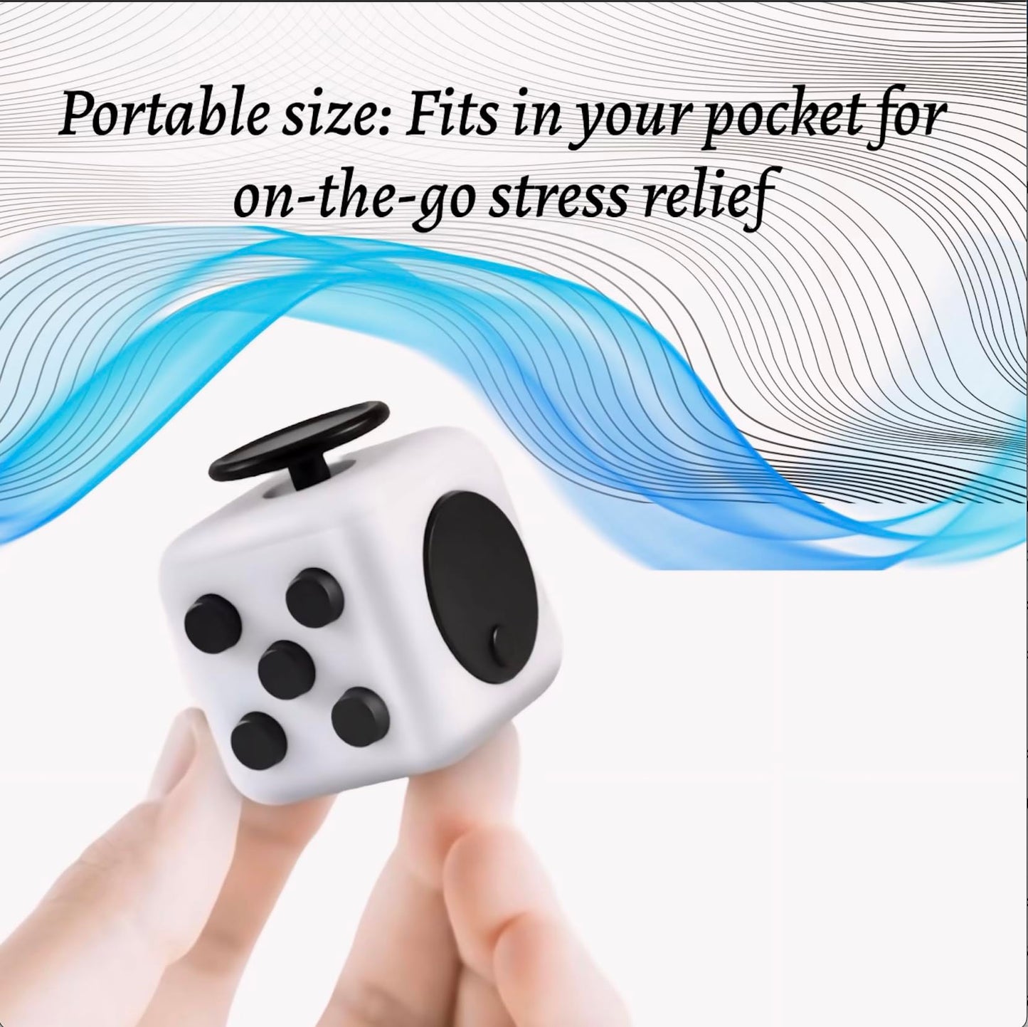 Generic Fidget Gadget Toy - Premium Quality Stress Relief Cube Toy For Adults And Kids - Improve Focus, Relieve Anxiety, And Inc