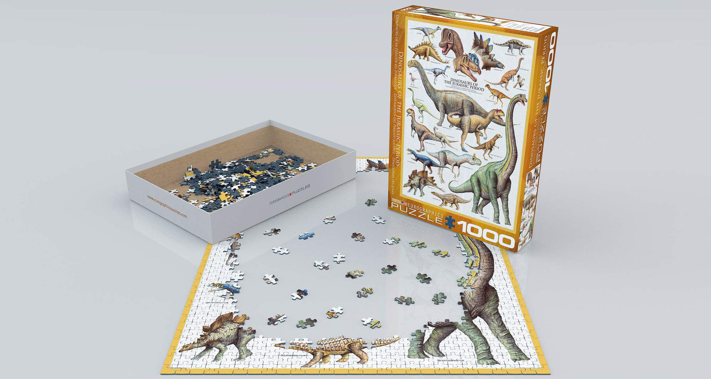 Eurographics Dinosaurs Jurassic 1000 Piece Puzzle (6000-0099)