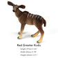 Funshowcase African Jungle Animals Toy Antelopes Figure Realistic Plastic Figurine Playset Lot 5-Piece