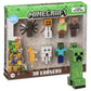 Mine Craft 3D Erasers, 8-Pack Deluxe Collector Set, 12 Iconic Characters to Collect, Own The Entire Series (- Steve - Creeper - 