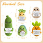 Urbun Positive Potato Crochet Doll,Emotional Support Crochet Gift,5Pcs Encouragement Support Vegetables And Fruits Knitted Dolls
