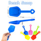 Gejoy 12 Pcs Sand Shovels for Kids Plastic Beach Shovels Bulk 7.7'' Colorful Toy Scoop Set Summer Beach Toys, Random Colors