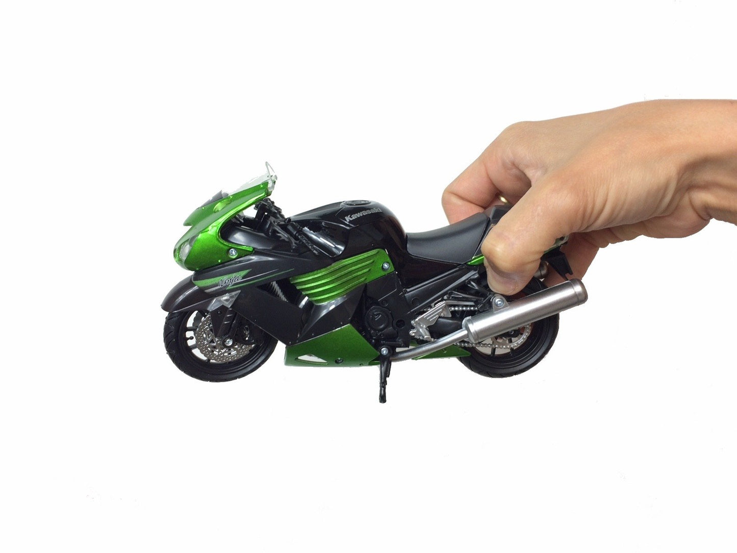 2011 Kawasaki Zx-14 Ninja Green Motorcycle Model 1/12 By New Ray