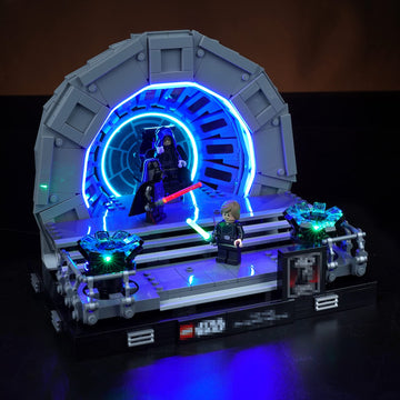 Vonado Light Kit Compatible With Lego Emperor’S Throne Room Diorama 75352, Diy Lighting Compatible With Lego Diorama (No Model), Compatible With Lego 75352 Diorama As Birthday Gift (Only Light)