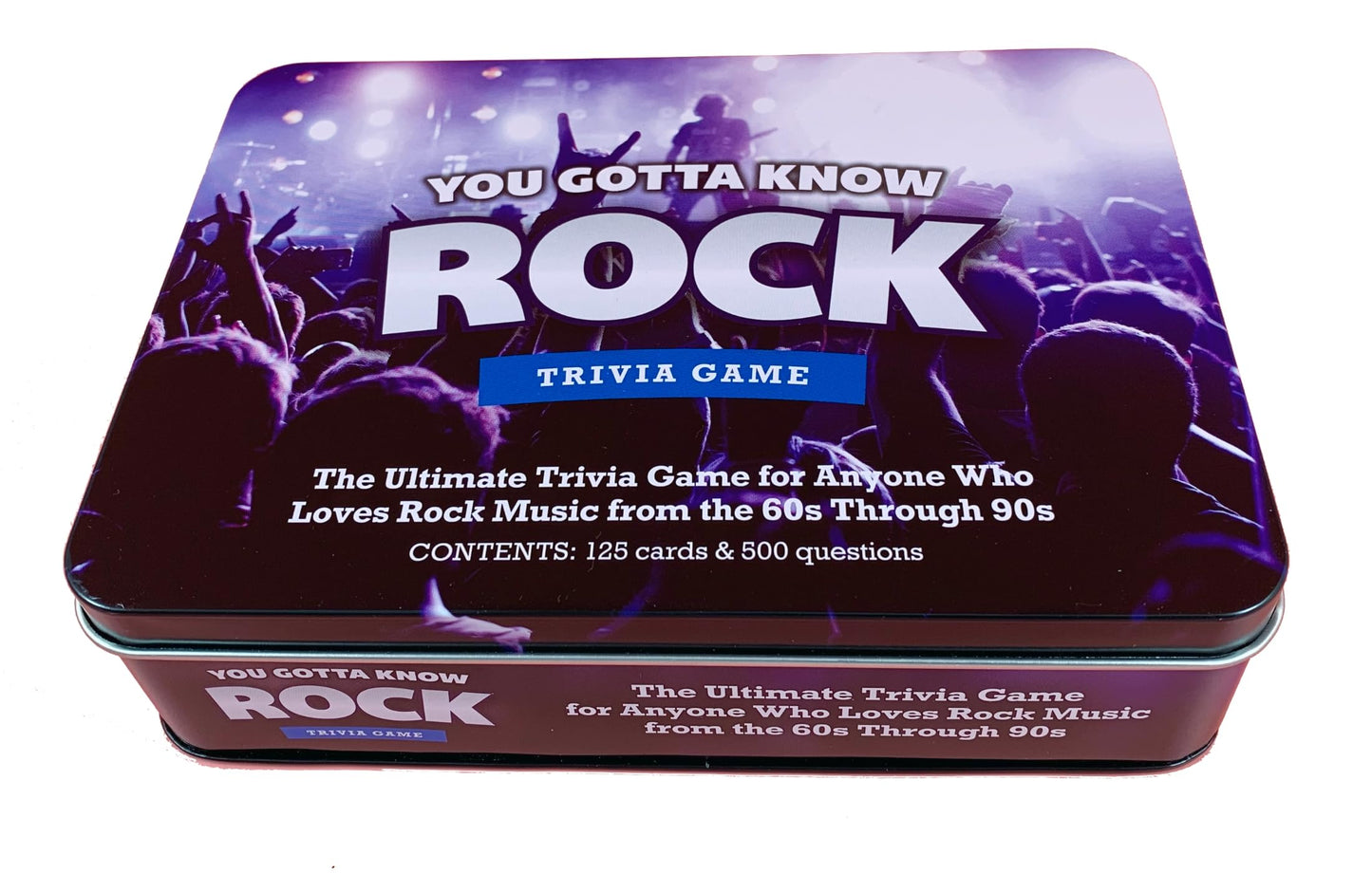 You Gotta Know Rock Trivia Game - Multicolor Tin Game for Fun Family Play