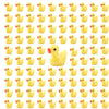 100Pcs Mini Resin Ducks,Small Plastic Ducks Tiny Ducks. For Miniature Dollhouse Decor Accessories,Miniature Characters Fairy Gar