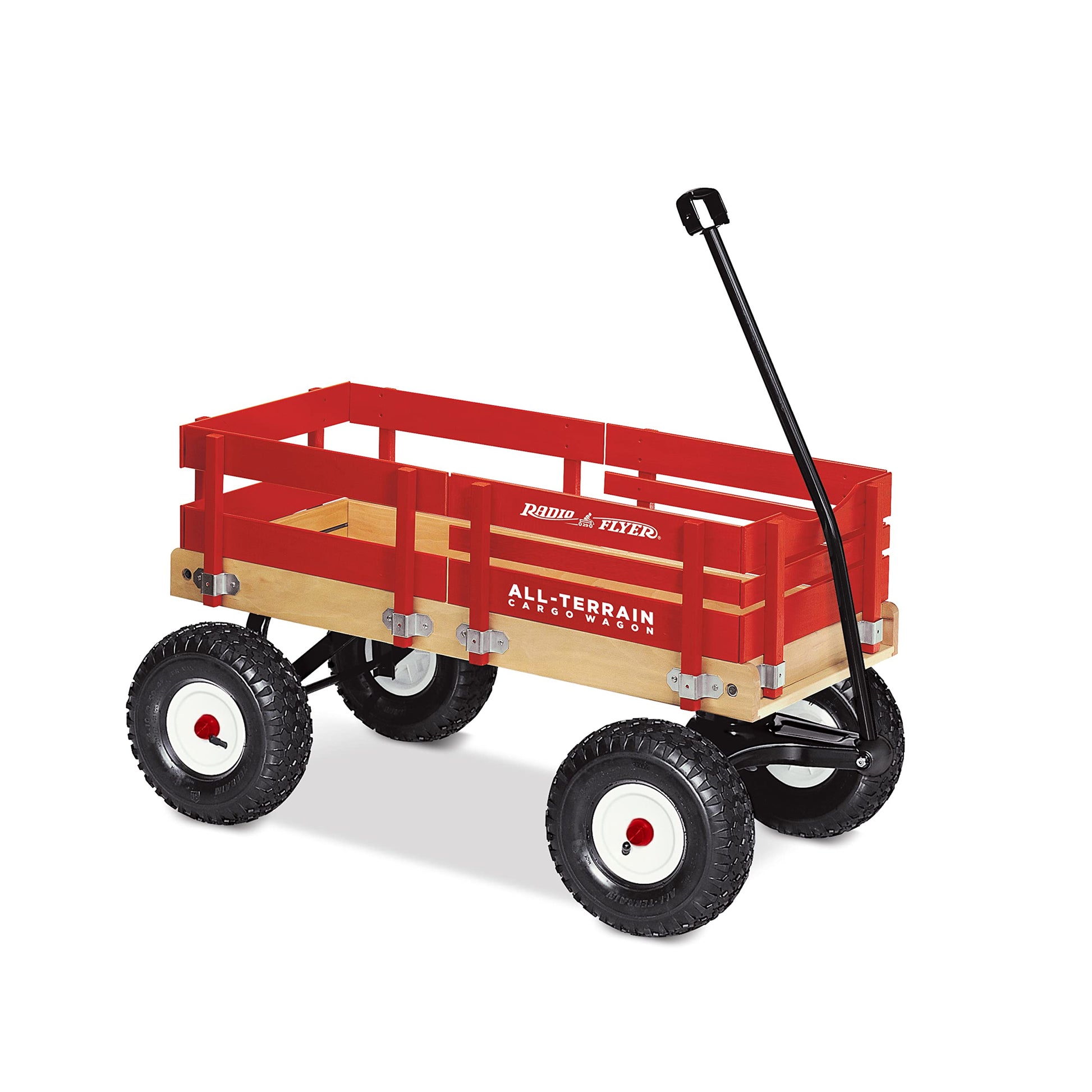 Radio Flyer All-Terrain Cargo Wagon For Kids, Garden And Cargo, Red Wagon For Ages 1.5+