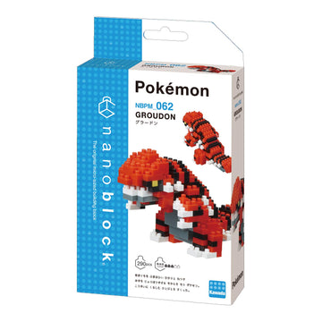 Nanoblock - Pokémon - Groudon, Pokémon Series Building Kit