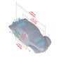 SummitLink Custom Body Muddy Pink Over Black Compatible for 1/10 Scale RC Car or Truck (Truck not Included) SSB-BP-04