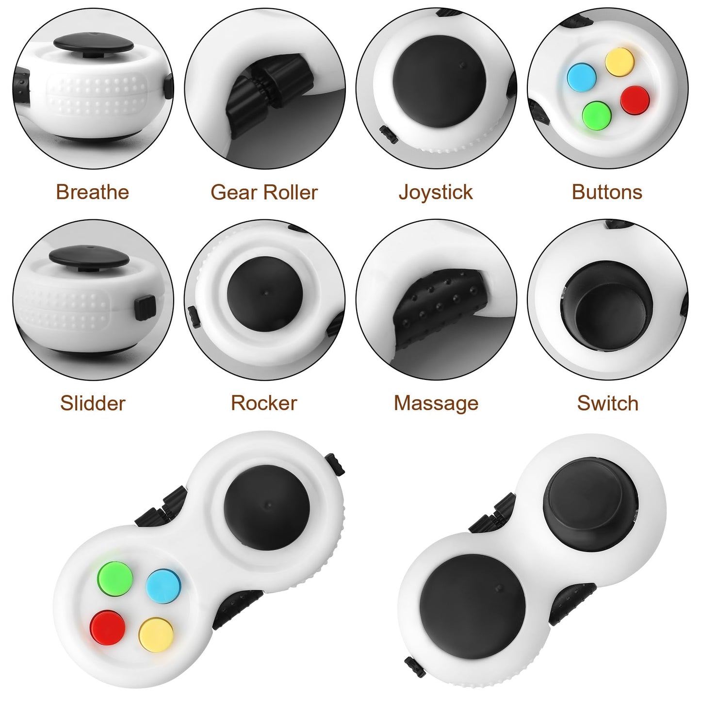 Htsho Fidget Toys Adults Anxiety, Fidget Toys For Kids 8-12, Party Favors For Kids 3-5, 4-8, Autism Sensory Toys For Kids 5-7 (W