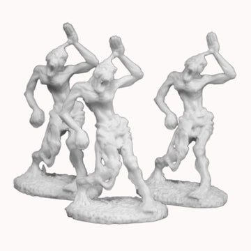 Reaper Miniatures Zombies! (3) #77014 Bones Plastic D&D Rpg Mini Figure