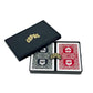 Copag Wsop 100% Plastic Playing Cards - Standard Size (Poker) Jumbo Index Black/Red Double Deck Set
