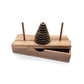 Bsiri Fun Puzzle Board Games Gifts Of Hanoi Tower (9 Rings) With Wooden Designs For Brain Teasers Logic Games Kids And Adults To Challenges Mastermind Game And Think For Fun Learning Tower Puzzles