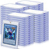 100Ct Magnetic Card Holders For Trading Cards, 35Pt Acrylic Card Protectors Baseball Card Display Case Fit For Sports Cards, Mtg